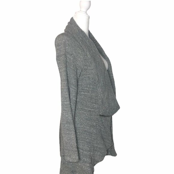 Soft Surroundings Sz S Cardigan Gray Assymetrical - Picture 3 of 11